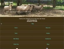 Tablet Screenshot of erwinfarms.com